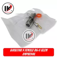 Konektor N Female Rg-8 Klem Amphenol