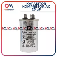 Kapasitor AC 25 uF Capasitor Outdoor Kompresor Panasonic 1/2 1 pk Gree