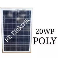 Panel Surya Solar Cell Solar Panel 20wp Visero Poly