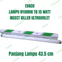 Lampu T8 Nyamuk UV EVACO 15W Lampu Nyamuk 15 watt Ultraviolet