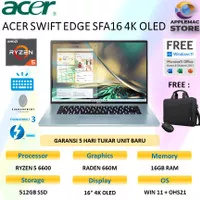 ACER SWIFT EDGE SFA16 4K OLED RYZEN 5 6600U 16GB 512GBSSD RADEON 680M