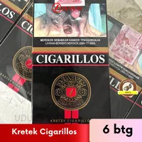 Rokok Cigarillos 6 Batang / Djarum Kretek Cigarilos Bungkus Cerutu Pak