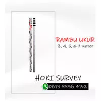 Rambu Ukur 5 Meter + Nivo Murah