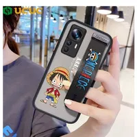 Xiaomi 12T 12 T Case Luffy Cover Cartoon Trendy Casing Wristband Cover