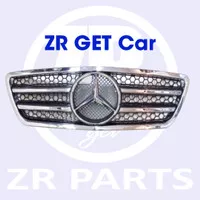 grill mercedes benz w210 `00-`03 face lift type AMG SL With Logo