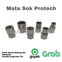 Mata Sok 14 mm PROTECH - Kunci Shock Sock Socket 1/2 inch 14 mm Satuan