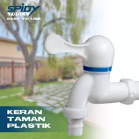 SPIDY Keran Air Taman Plastik PVC 1/2 inch Model Engkol Kran Selang