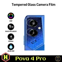 Tempered Glass Camera TECNO POVA 4 PRO Pelindung Camera Non Full