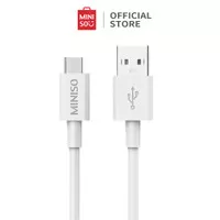 MINISO Micro Data Cable 1 Meter TPE Moulding Kabel Data Android 2.4A