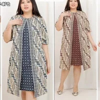 dress batik supe jumbo/dresa batik jumbo/dress batik modern/566 cfq