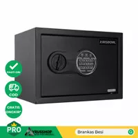 Krisbow Brankas 31x20x20 Steel Safe Deposit cash box safety box