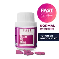 Slim Fast Natural Herbal Normal Suplemen Diet Obat Pelangsing Badan