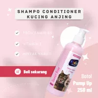 Kidiy 250ml shampoo degreaser kucing anjing kelinci wangi cegah kutu