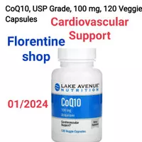 Lake Avenue CoQ10 USP GRADE 100 mg 120 Veg.Cap Lake Avenue CoQ10. USA.