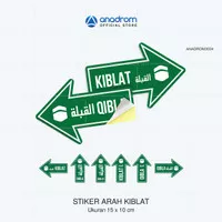 Stiker Arah Kiblat/Qibla | Stiker Arah ka`bah/Sholat | Anadrom 3024