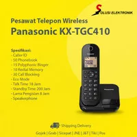 Panasonic KX-TGC410 Pesawat Telepon Wireless Rumah Kantor Indihome