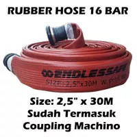 Fire Hose Rubber 2,5"x30m Selang Pemadam hydrant JETSTAR / JET STAR