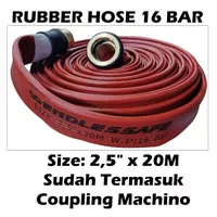 Fire Hose Rubber 2,5"x20m Selang Pemadam hydrant JETSTAR / JET STAR