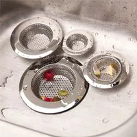 saringan wastafel stainless steel bak cuci piring lubang kamar mandi