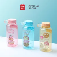 MINISO Botol Minum Air Dingin Plastic Botol Air Besar Botol Minum 1L