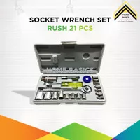 kunci sok / sock set isi 21 pcs / socket wrench merek rush