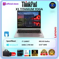 Thinkpad X1 Titanium Yoga i7 1160G7 16GB 1TB SSD 13.5" Terbaru