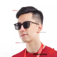 KACAMATA HITAM Kotak Pria - MASSIMO Minus Plus Sunglasses Custom