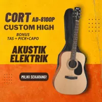 Gitar Akustik Cort AD 810-OP Elektrik Listrik Standart Custom High