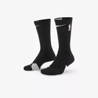 Kaos Kaki NBA Original Nike Elite Crew Socks - Black
