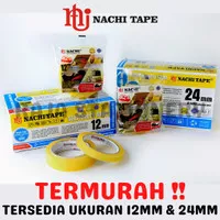 Nachi Stationery Tape 12mm 24mm / Selotip Solatip Isolasi Nachi