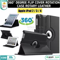 Case ipad 2 3 4 Apple Casing Rotary Leather Sarung Flip Cover Standing