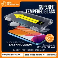 SUPERFIT EASY APP Tempered Glass IPHONE 13-15 PRO MAX Screen Protector