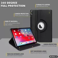 Case iPad Air 1 2 3 4 5 Leather Sarung Rotary 360 Flip Cover Stand