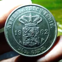 Uang koin kuno Benggol 2½ Cent 1902 Tp 1043