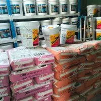 SKIMCOAT Premium 40KG/acian di atas tembok pleteran Am 86