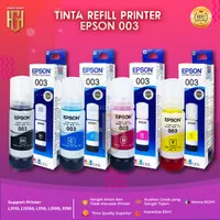 1 SET 4 PCS Tinta 003 Tinta Printer L1110 L3100 L3110 L3150 L5190