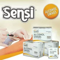 Alkohol Swab SENSI / Sensi Alkohol Swab / Tisu Alkohol 70% Isopropyl