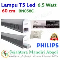 Lampu T5 Led Philips 6,5 Watt BN058C 60cm Varian 3000K 4000K 6500K