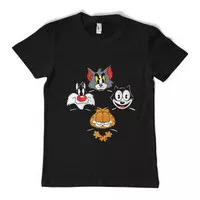 Kaos Distro Cotton Combad Original Felix The Cat - Bohemian Cat