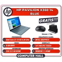 LAPTOP TOUCHSCREEN HP PAVILION X360 14 INTEL I3 GEN 12 8GB SSD 512 GB