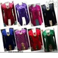 Kebaya Kutubaru Beludru Bludru Polos Premium