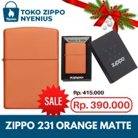 Zippo 231 Orange Matte