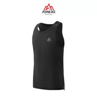 Aonijie FM5126 Running Sleeveless Tank Top - Baju lari Pria - BLACK