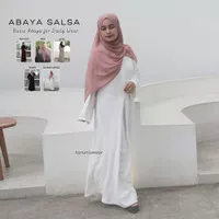Salsa Dress Crinkle Airflow Gamis Abaya Polos Jumbo