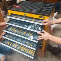 Toolbox lemari perkakas 7 susun smato isi lengkap 221 pcs Tool box set