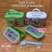 Lock n Lock lunch box 2p crayon shinchan