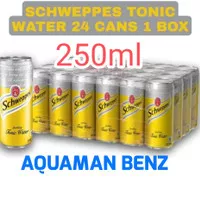 SCHWEPPES TONIC WATER 330ML KARTON ISI 24 KALENG ( GOSEND/GRAB)