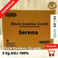 Black Cookies Crumb / Biskuit Cokelat Remah Serena 5 KG Ori 100%