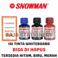 Snowman REFILL Whiteboard Marker / ISI Tinta Spidol Snowman Whiteboard
