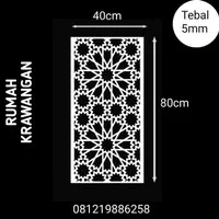 KRAWANGAN PVC BOARD / FOAM BOARD UK 40X80CM TEBAL 5MM - RK-074